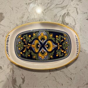 Nova Deruta Italian Pottery Ceramic Serving Platter